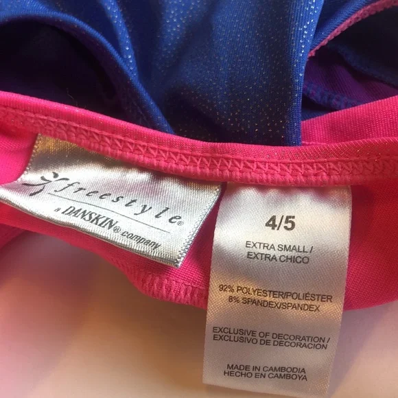 Girls gymnastics freestyle bodysuit - Picture 6 of 10